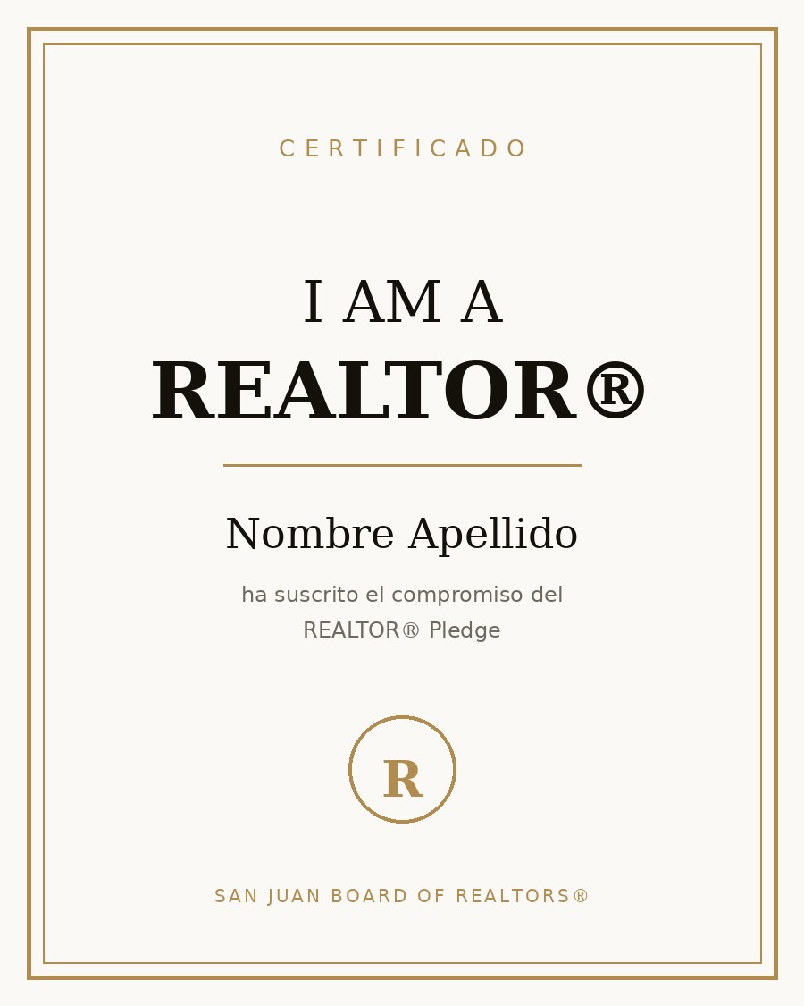 Certificado REALTOR®
